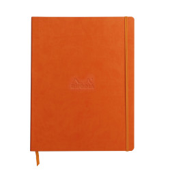 Rhodia Softcover Notebook - A4 - Tangerine - Lined